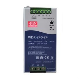 WDR-240-24  120W导轨电源 380v输入电源